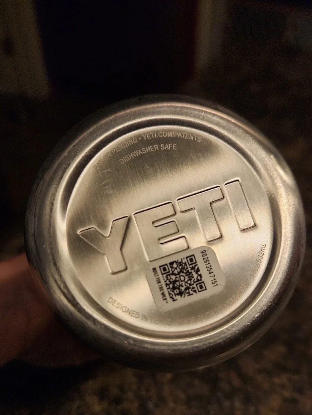 EUC YETI 18 OZ Light Green Travel Tumbler